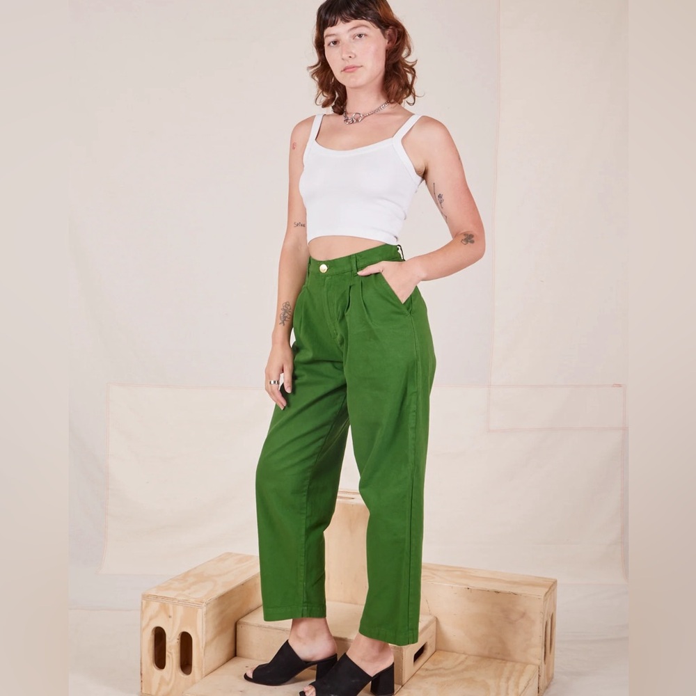 Big Bud Press Heavyweight Trousers Light Blue Size Small Unisex